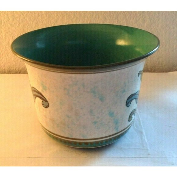 Royal Gouda Irene Hand Painted Single Tulip Flower Pot Planter Cachepot Bowl - Picture 2 of 6